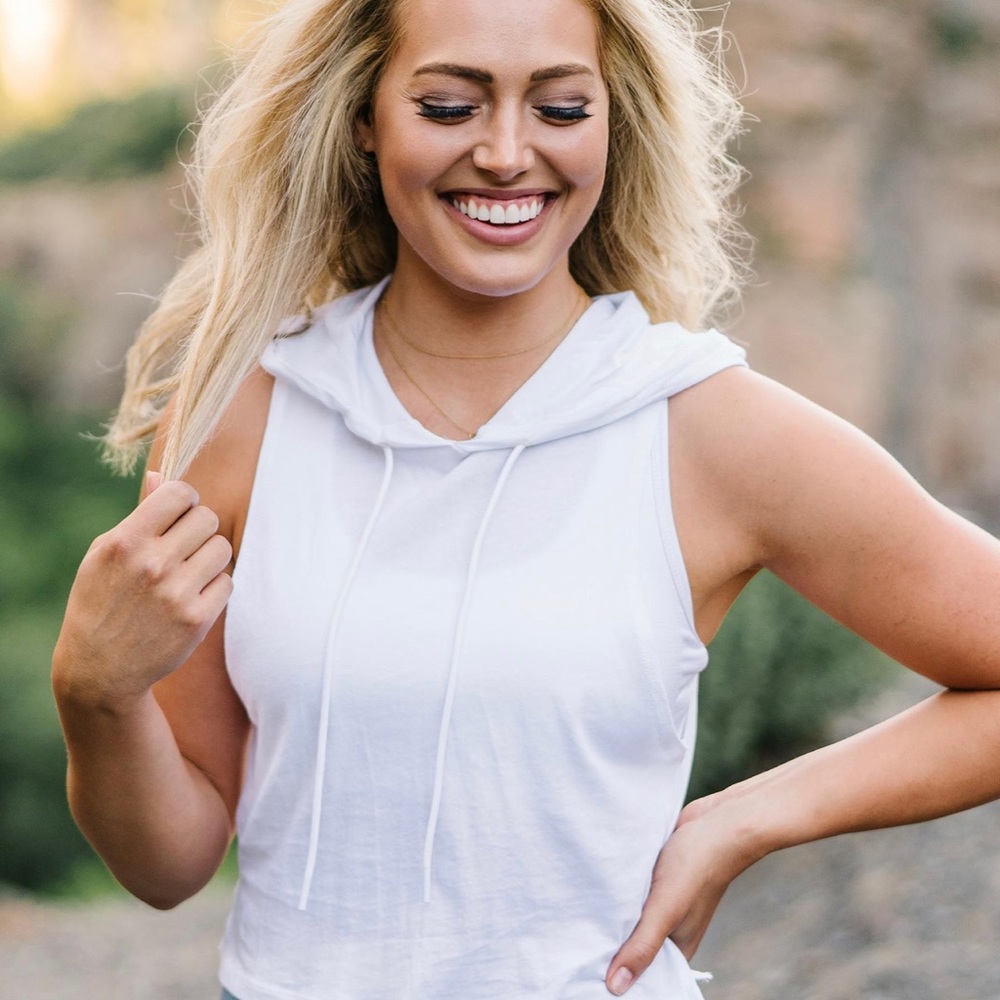 Zyia hooded crop